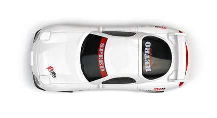 RCG Racing Micro DC 'Legends' 1/43 Drift Car - JDM R7 White