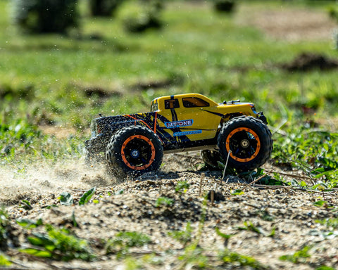 RCG Racing MT-One 1/16 Brushless Monster Truck - Yellow slide 1