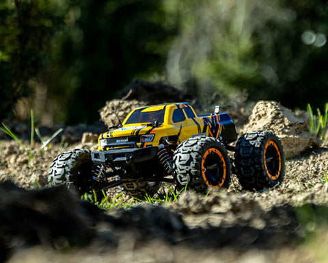 RCG Racing MT-One 1/16 Brushless Monster Truck - Yellow slide 4