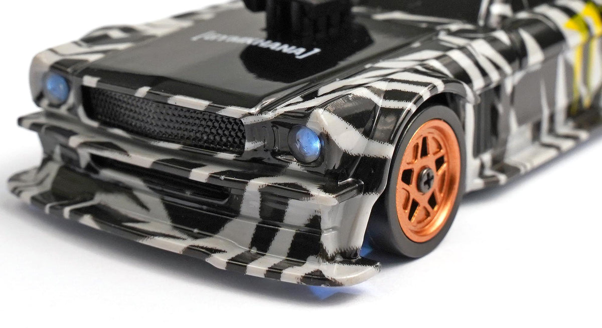 RCG Racing Micro DC 1/43 Drift Car - Muscle Black/White