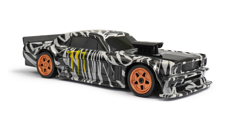 RC Geeks | RCG Racing Micro DC 1/43 Drift Car - Muscle Black/White