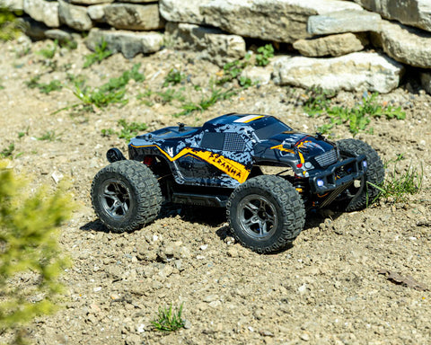RCG Racing MT 1/10 Brushed Monster Truck - Piranha Red slide 1