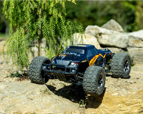 RCG Racing MT 1/10 Brushless Monster Truck - Piranha Red slide 2