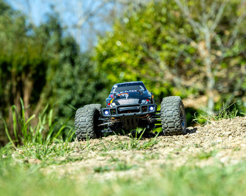 RCG Racing MT 1/10 Brushless Monster Truck - Piranha Red slide 3