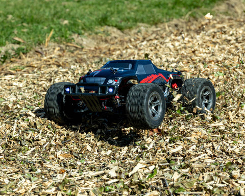 RCG Racing MT 1/10 Brushed Monster Truck - Piranha Red slide 2
