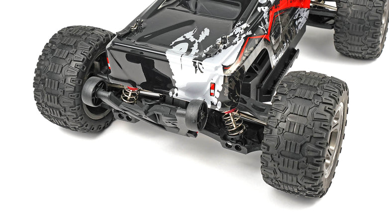 RC Geeks | RCG Racing 10-Series 1/10 Brushed Monster Truck - Piranha Red