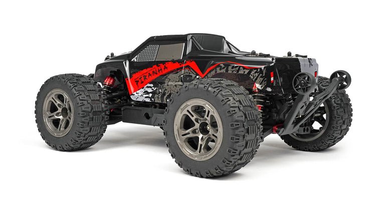 RC Geeks | RCG Racing 10-Series 1/10 Brushed Monster Truck - Piranha Red