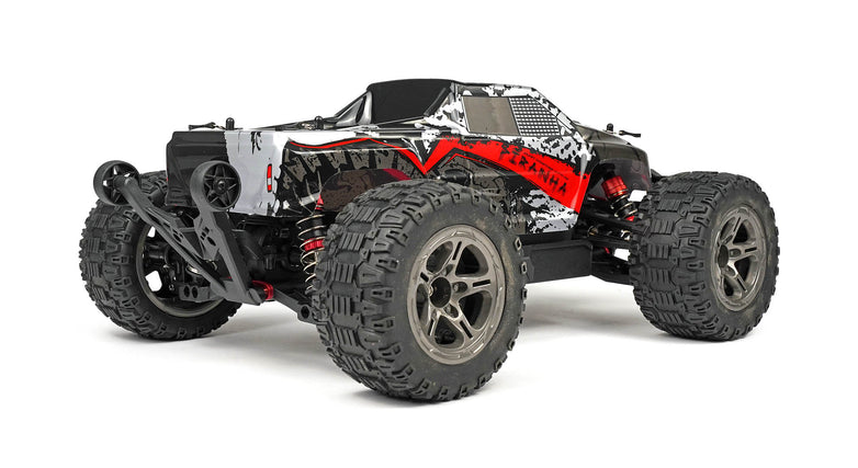 RC Geeks | RCG Racing 10-Series 1/10 Brushed Monster Truck - Piranha Red