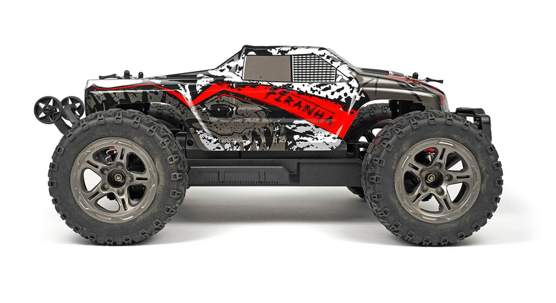RC Geeks | RCG Racing 10-Series 1/10 Brushed Monster Truck - Piranha Red