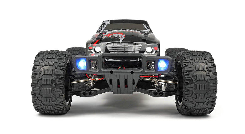 RC Geeks | RCG Racing 10-Series 1/10 Brushed Monster Truck - Piranha Red