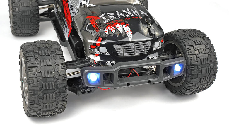 RC Geeks | RCG Racing 10-Series 1/10 Brushless Monster Truck - Piranha Red