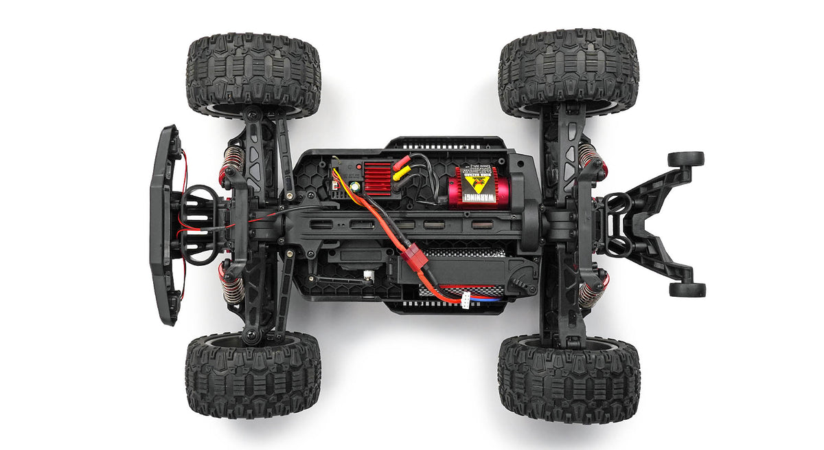 RCG Racing 10-Series 1/10 Brushless Monster Truck - Piranha Red