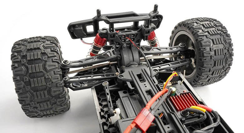 RC Geeks | RCG Racing 10-Series 1/10 Brushless Monster Truck - Piranha Red