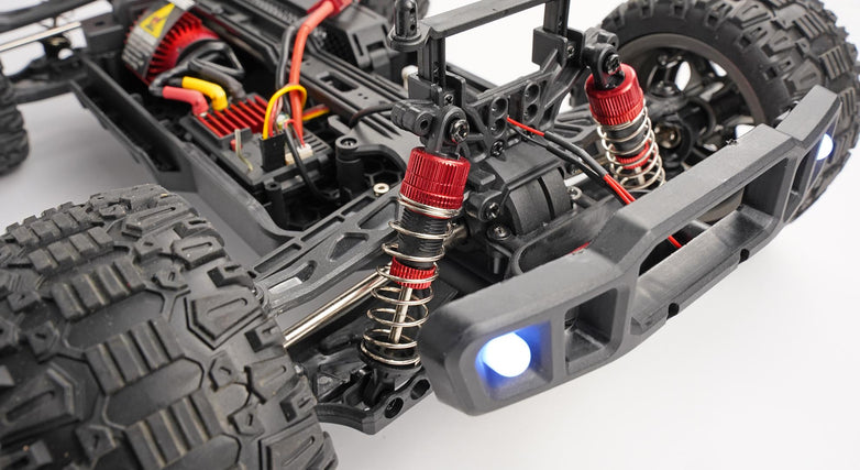 RC Geeks | RCG Racing 10-Series 1/10 Brushless Monster Truck - Piranha Red