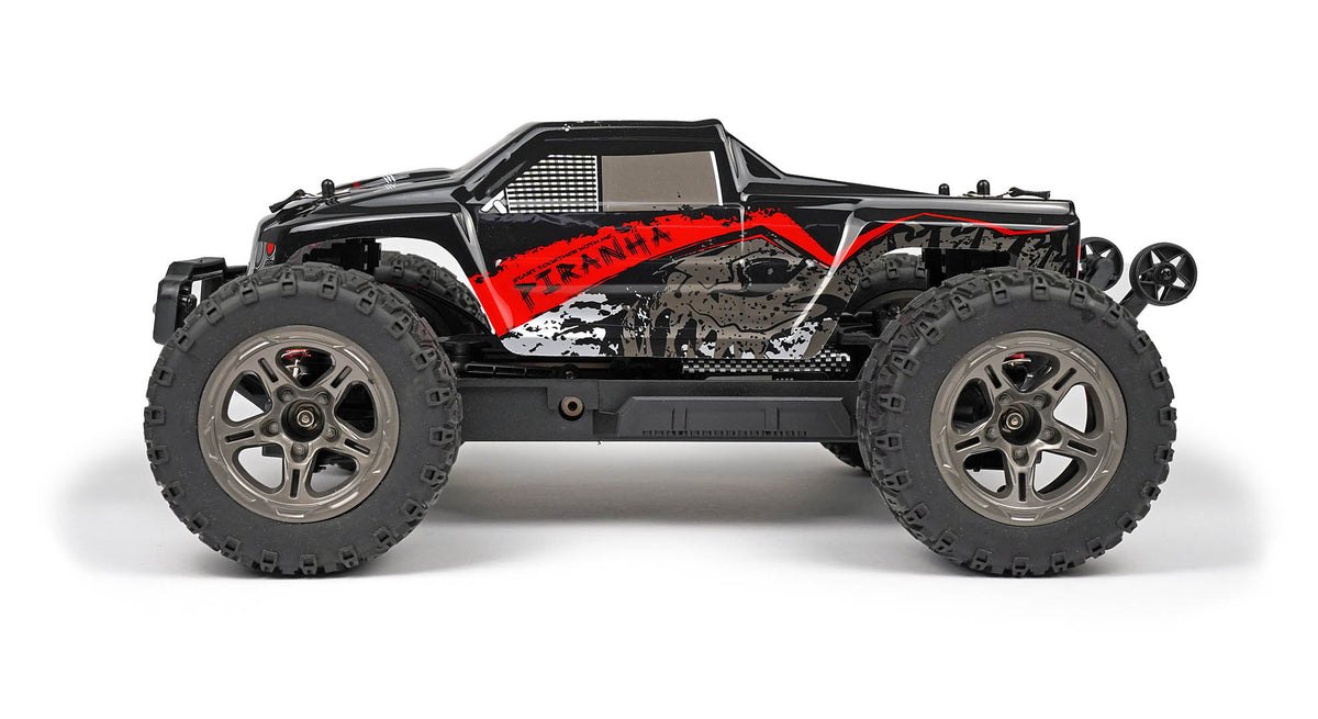 RCG Racing 10-Series 1/10 Brushless Monster Truck - Piranha Red