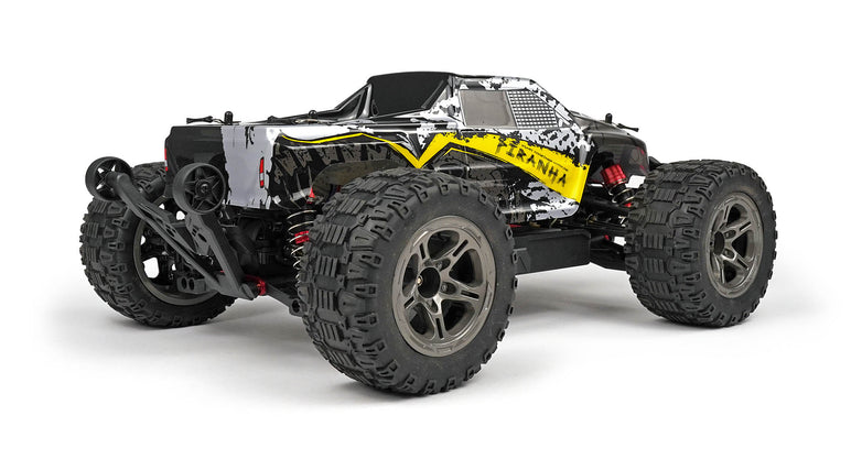 RC Geeks | RCG Racing 10-Series 1/10 Brushless Monster Truck - Piranha Yellow