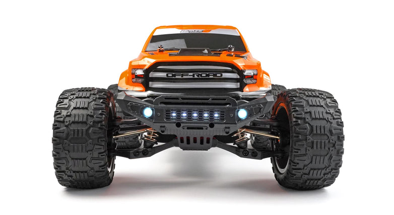 RC Geeks | RCG Racing 10-Series 1/10 Brushed Monster Truck - Blaze Orange