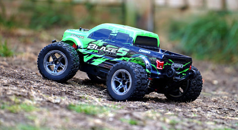 RCG Racing 10-Series 1/10 Brushed Monster Truck - Blaze Green slide 1