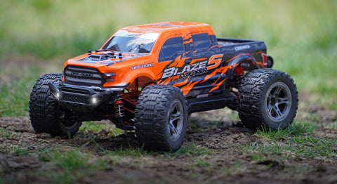 RCG Racing 10-Series 1/10 Brushless Monster Truck - Blaze Orange slide 1