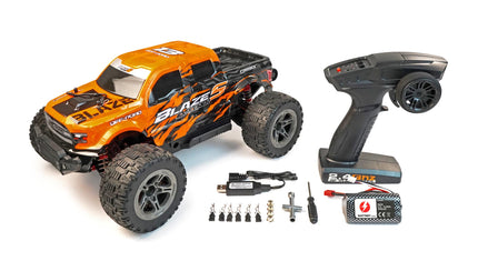 RCG Racing 10-Series 1/10 Brushless Monster Truck - Blaze Orange