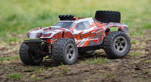 RCG Racing 10-Series 1/10 Brushless Short Course Truck - Orange slide 1