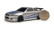 RC Geeks | RCG Racing Micro DC 1/43 Drift Car - Touring Blue/Silver