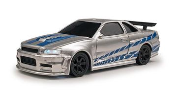 RCG Racing Micro DC 1/43 Drift Car - Touring Blue/Silver