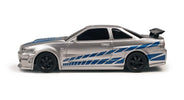 RC Geeks | RCG Racing Micro DC 1/43 Drift Car - Touring Blue/Silver