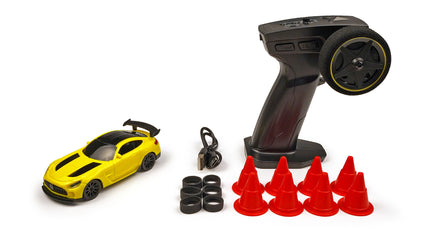 RCG Racing Micro DC 1/43 Drift Car - Sport Yellow