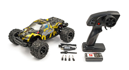 RC Geeks | RCG Racing 18-Series 1/18 Brushed Monster Truck - Yellow