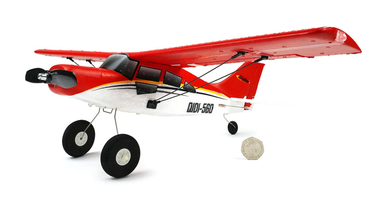 RC Geeks | RCG Racing SkyTrainer-560 4ch RC Plane - Red