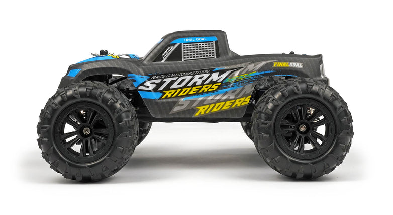 RC Geeks | RCG Racing Storm Rider 1/16 Brushless Monster Truck - Black/Blue
