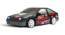 RCG Racing Retro 86 1/24 Mini Drift Car - Black