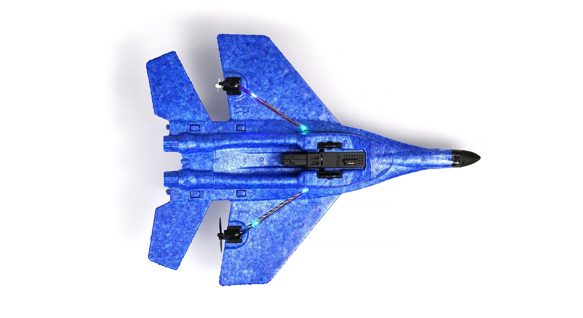 Flying Toy Raptors RCG Racing ZY-320 Raptor Mini Flying Plane - Blue