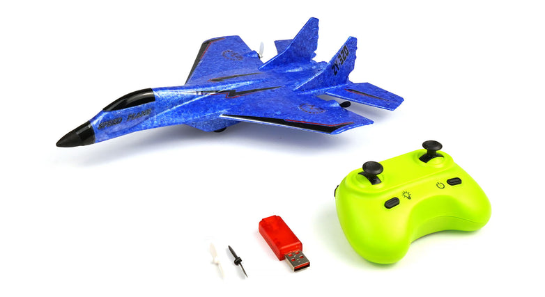 RC Geeks | RCG Racing ZY-320 Raptor Mini Flying Plane - Blue