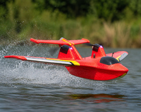 RCG Racing ZY-425 Water Land Air Mini Plane - Red slide 2