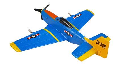 RCG Racing ZY-908 War Bird Mini Plane - Blue/Yellow