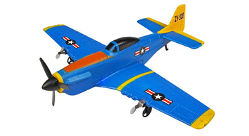 RCG Racing ZY-908 War Bird Mini Plane - Blue/Yellow