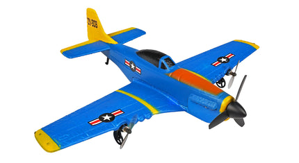 RCG Racing ZY-908 War Bird Mini Plane - Blue/Yellow