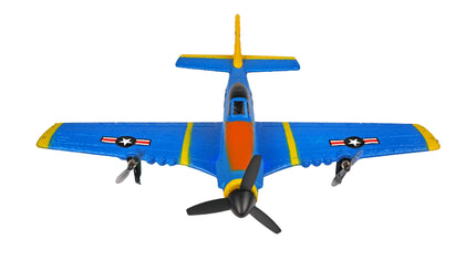 RCG Racing ZY-908 War Bird Mini Plane - Blue/Yellow