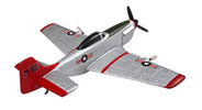 RC Geeks | RCG Racing ZY-908 War Bird Mini Plane - Silver/Red