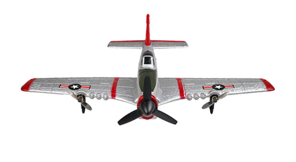RC Geeks | RCG Racing ZY-908 War Bird Mini Plane - Silver/Red