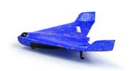RCG Racing ZY-325 Stealth Mini Flying-Wing Plane - Blue