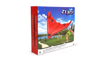 RC Geeks | RCG Racing ZY-325 Stealth Mini Flying-Wing Plane - Red