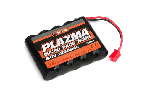 HPI Plazma 6.0V 1200mAh Micro RS4 NiMH Battery Car Accessories HPI Racing 