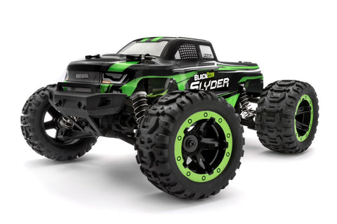 BlackZon Slyder 1/16th 4WD Monster Truck Green RC Cars BlackZon 