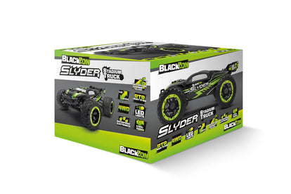 BlackZon Slyder 1/16th 4WD Stadium Truck Green RC Cars BlackZon 