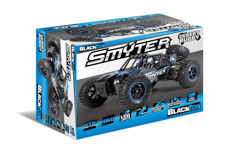 RC Geeks | BlackZon Smyter DB 1/12 4WD Desert Buggy - Blue
