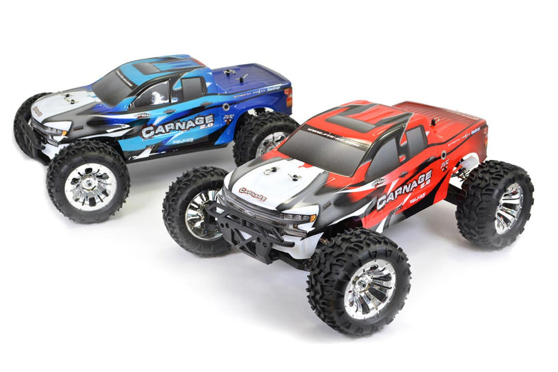 RC Geeks | FTX Carnage 2.0 1/10 Brushed 4WD Truck - Blue