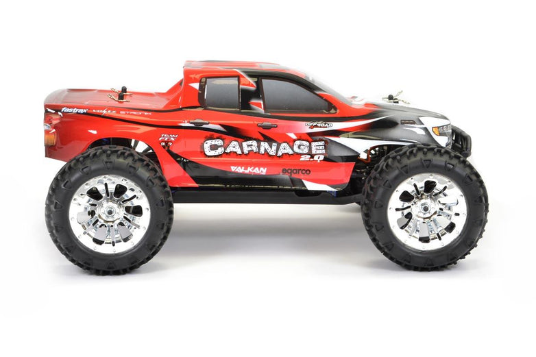 RC Geeks | FTX Carnage 2.0 1/10 Brushed 4WD Truck - Red